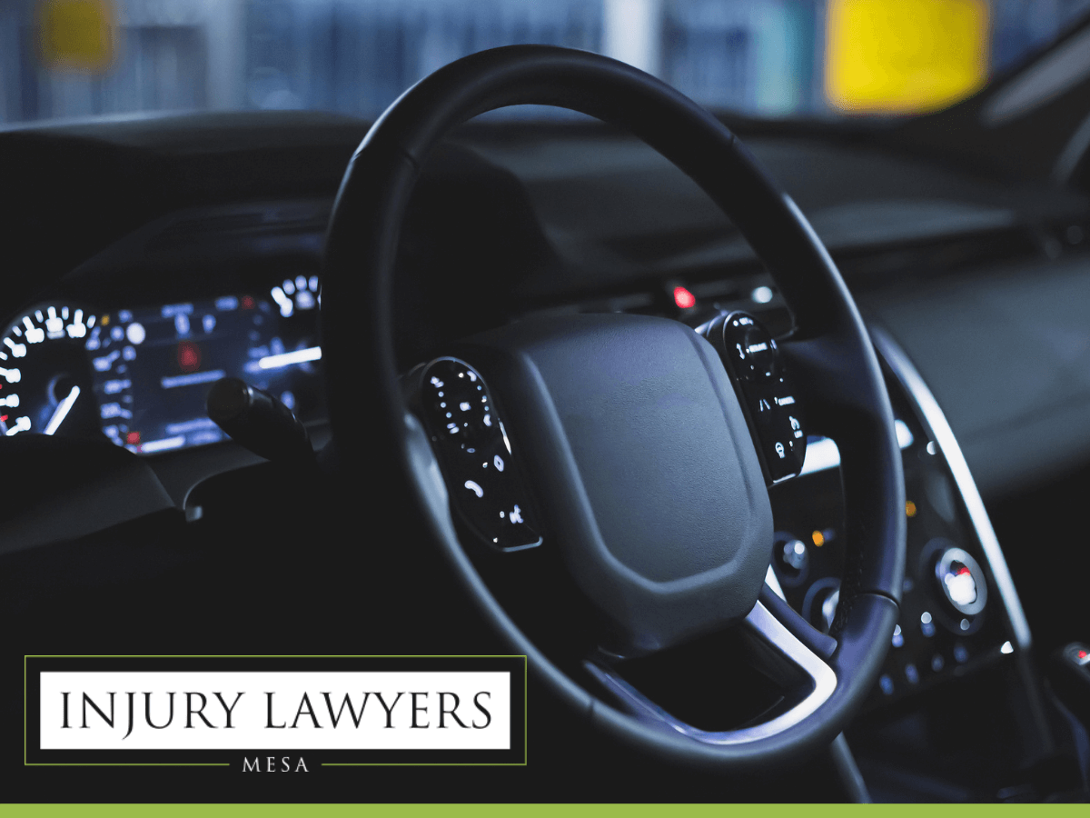 Car steering wheel with malfunctioning airbag