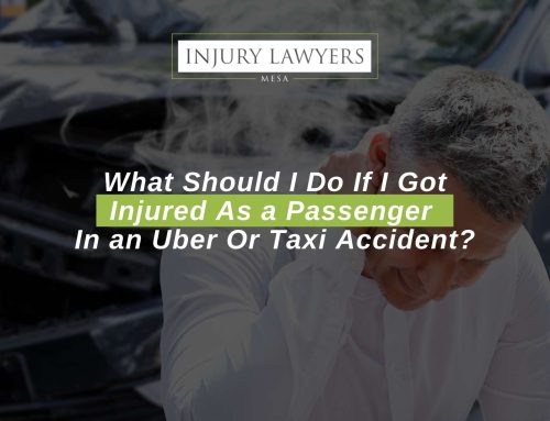 What Should I Do If I Got Injured As a Passenger In an Uber Or Taxi Accident?